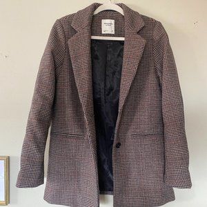 Abercrombie & Fitch Wool Blazer Coat - XS
